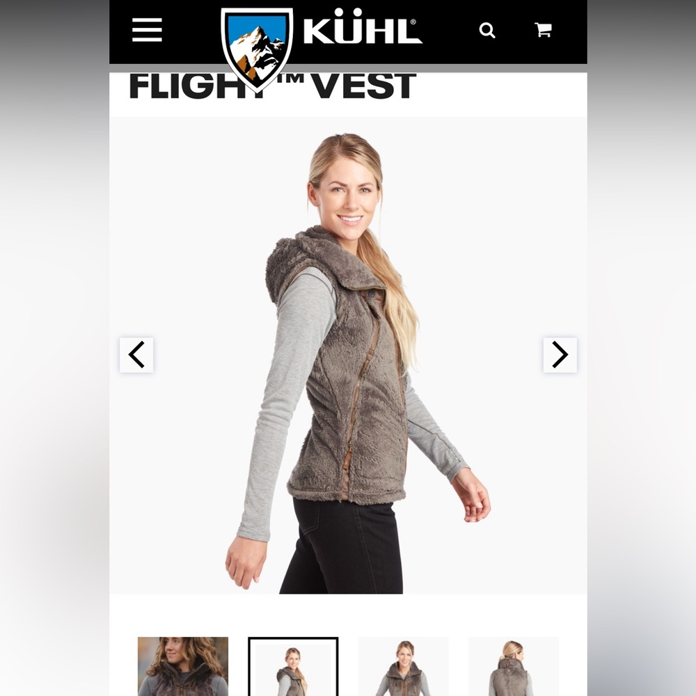 Kuhl Flight Vest Small EUC